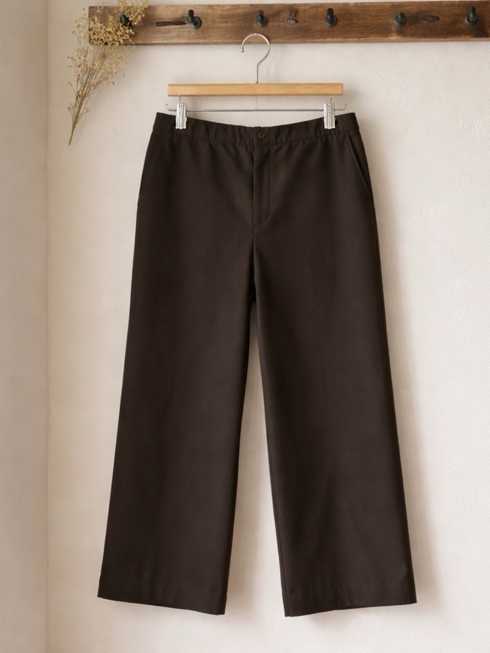 NWT Alfred Dunner Classics Pull-on Straight-Leg Pants Petite - Brown | Size 18 P